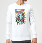 Justice League Crisis On Earth-Prime Cover Sweatshirt - White - S - Blanc