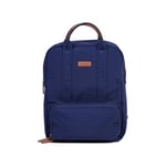 Childhome, Sac à dos à langer Family Bag, Grande capacité, Multifonctionnel, Tapis à langer inclus, 11 Compartiments, Pochettes Isothermes, Passage Trolley-valise, Accroche Poussette, 20.5L, Navy