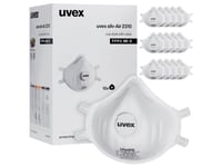 Uvex Silv-Air Classic 2310 8762310 Finstøvmaske Med Ventil Ffp3 D 15 Stk En 149:2001 + A1:2009 Din 149:2001 + A1:2009