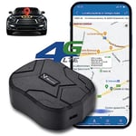 4G LTE GPS Tracker, Zeerkeer Real Time Tracking Anti Theft Tracker 10000mAh 80 Days Standby Rechargable Car GPS Tracker with Free APP, Magnetic Waterproof Tracking Device 4G TK905B Global Coverage