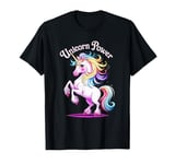 Cute Girl's Magical Unicorn Power T-Shirt