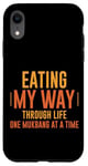 Coque pour iPhone XR Eating My Way Through Life One Mukbang At A Time