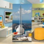 Two-door Fridge Stickers Self Adhesive Kitchen Wallpaper DIY Refrigerator Cover