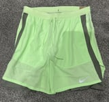 Men’s Nike Stride Dri-FIT 5" Hybrid 2 In 1 Running Shorts Vapor -Green- Small