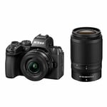 Nikon Hybride KIT Z 50II + Z DX 16-50mm VR + Z DX 50-250mm VR, capteur APS-C 20,9 MP, vidéo 4K jusqu'à 30 i/s, écran Tactile et orientable, viseur Lumineux