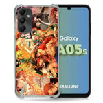 Cokitec Coque Renforcée pour Samsung Galaxy A05S Manga One Piece Nakama