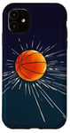 Coque pour iPhone 11 Ballon de basket de sport en couleur classique