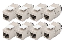 Digitus CAT 6A Keystone Jack, shielded, 8 pcs.