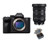 SONY A7R V 61 Mpix + Objectif Sigma 24-70 mm F 2,8 DG DN II Art (SONY E) - Noir