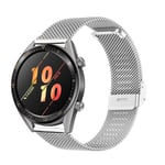 YOOSIDE Watch Strap for HUAWEI Watch GT 2 46mm/Samsung Galaxy Watch 46mm, Stainless Steel Metal Mesh 22mm Quick Release Wristband Strap for Garmin Vivoactive 4,Fossil Gen 5 Carlyle/Julianna (Silver)