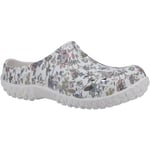 Muck Boots Muckster Lite Synthetic Light Grey/Floral Print Clogs