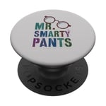 Sarcastic Little MR SMARTY PANTS Phd Graduate Teacher Smart PopSockets Adhesive PopGrip