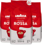 Lavazza Qualita Rossa Coffee Beans 1kg 3 Bags