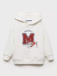 Mango Kids' Paw Patrol Marshall Hoodie, White