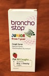 2 x Bronchostop Junior Cough Syrup 120ml Dry Chesty Kids Children Natural Honey