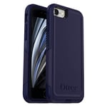 OtterBox iPhone SE 3rd & 2nd Gen, iPhone 8 & iPhone 7 (not compatible with Plus sized models) Commuter Series Case - INDIGO WAY, slim & tough, pocket-friendly, with port protection Blue