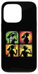 Coque pour iPhone 13 Pro Tennis Pop Art Joueuse de Tennis Vintage Femme