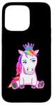 Coque pour iPhone 15 Pro Max Fabelwesen Figurine de conte de fées princesse licorne fille enfant