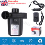 Electric Air Pump for Paddling Pool Fast Inflator Deflator Camp Air Bed Mattress