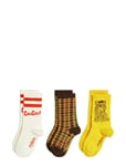 Mini Rodini Coucou 3-Pack Socks Multi/patterned