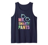 Funny Little MR SMARTY PANTS My.School Brainiac I Teach Nerd Tank Top