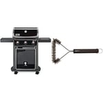 Weber Spirit E-310 Classic Barbecue Gaz, 3 Brûleurs, Noir (46410053) & Amazon Basics Brosse de Nettoyage Triangulaire pour Grille de Barbecue 30,5 cm