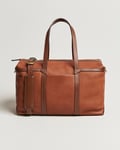 Mismo Tour Pebbled Leather Weekendbag Tabac/Cuoio