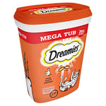 Dreamies Cat Treats, Delicious Snacks with Tasty Chicken, 1 Tub of 350 g