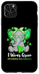 Coque pour iPhone 11 Pro Max I Wear Green For Cerebral Palsy Support éléphants