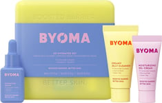 BYOMA Hydrating Starter Kit - Mini Cleanser 30ml, Mini Light Cream 15ml + Mini H