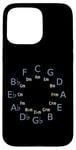 iPhone 15 Pro Max Circle Of Fifths/Fourths Music Theory Tool for Musicians Case