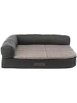 Trixie Bendson vital sofa square 80 × 60 cm dark grey/light grey