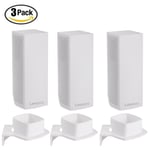 3pack Wall Mount Holder for Linksys Velop Tri-band WiFi Mesh System（AC2200）