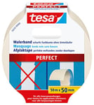 tesa Masking Tape PERFECT for sharp edges, 50m x 50mm