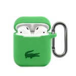 Lacoste AirPods 1/2 Skal Liquid Silicone Glossy Logo Grön