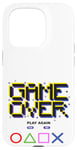 Coque pour iPhone 15 Pro Game Over Vintage Retro Jeux Vidéo Gaming