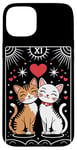 iPhone 15 Plus Tarot Card Mystic Cats | The Lovers Valentines Day Couples Case