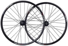 ZJWD 26 Inch MTB Bicycle Wheel Set, Mountain Bike Double Wall Rims Disc Brake Hub QR for 7/8/9/10 Speed Cassette 32 Spoke