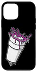 Coque pour iPhone 12 mini Chemises Lean, Purple Drank, Dirty Double Cup Lean Line Smoke