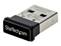 Startech.Com Usb Bluetooth 5.0 Adapter, Usb Bluetooth Dongle Receiver For Pc/Computer/Laptop/Keyboard/Mouse/Headsets, Range 33Ft/10M, Edr (Usba-Bluetooth-V5-C2) - Nätverksadapter - Usb - Bluetooth 5.0 Edr, Bluetooth 5.0 Le, Bluetooth 5.0 - Klass 2 -