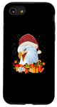 Coque pour iPhone SE (2020) / 7 / 8 Merry Christmas Pull de Noël moche aigle chauve américain