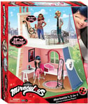 Miraculous Marinette 2-in-1 Bedroom & Balcony Playset