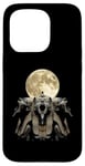 Coque pour iPhone 15 Pro Pharaon King Tut Lune hurlante égyptienne