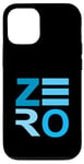 Coque pour iPhone 12/12 Pro Bleu Zeroed In! Graphique couleur bleue