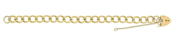 James Moore TH BR108 Women's 9ct Yellow Gold 8 Inch Charm Jewellery