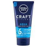 NIVEA Tube D'Aqua Gel À 6 Gel Méga Solide 150 Ml. Gel Pour Les Cheveux