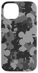 Coque pour iPhone 14 Disney Mickey Camo Gris