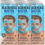 7TH HEAVEN Mens Blackhead Buster Pore Detoxifying Peel Off Mask 10ml *PACK OF 3*