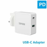 45w Usb-c Type-c Pd Wal Adapter Charger For Macbook Pro13” 15” 2015/ 2016/ 2017