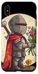 iPhone XS Max Valentine's Knight with flowers in hand costume Case